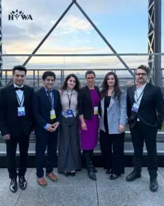 Meeting at the European Parliament with Hannah Neumann, alongside Hiwa team members
