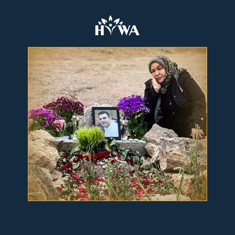 Koroush Keyvani´s mothe ron his grave