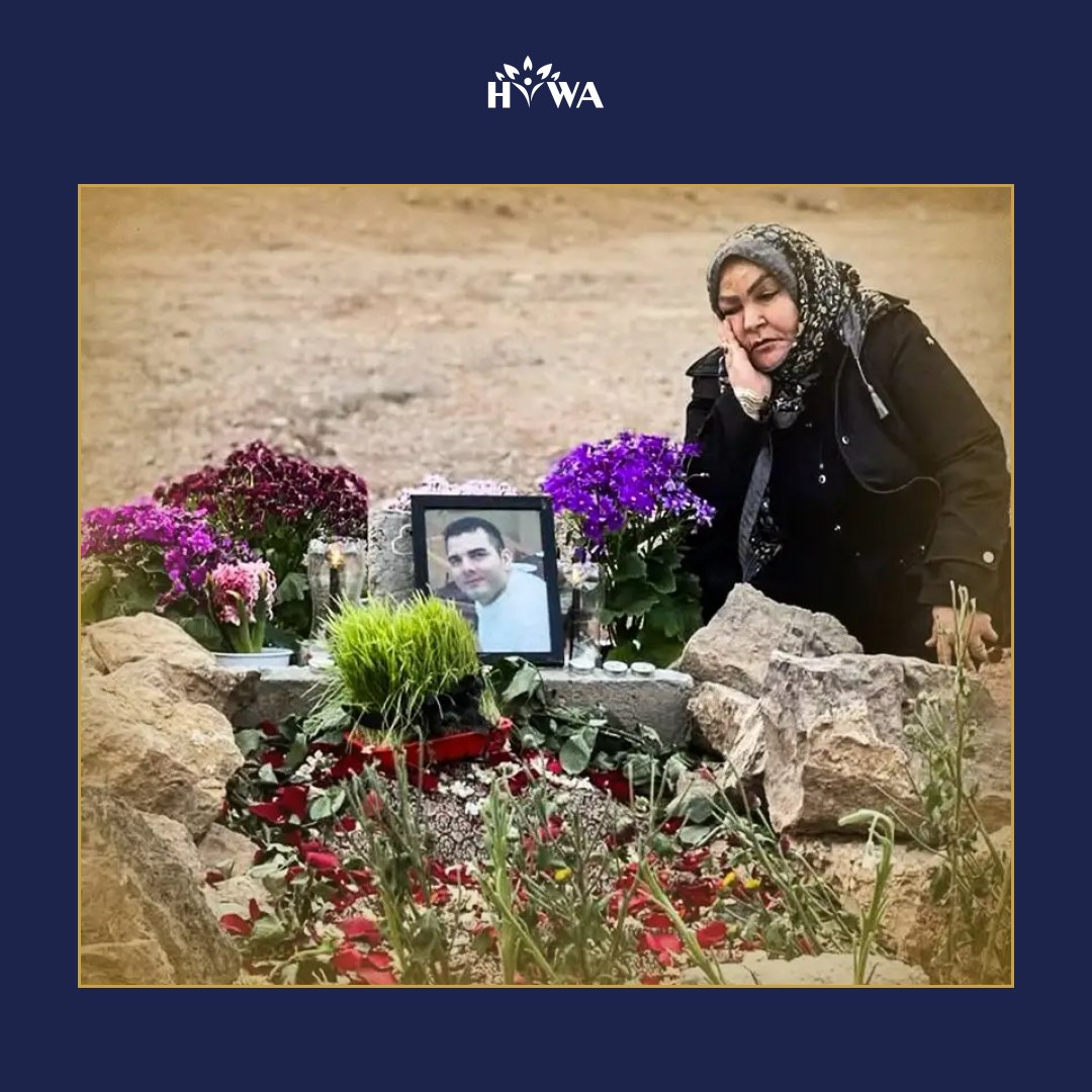 Koroush Keyvani´s mothe ron his grave